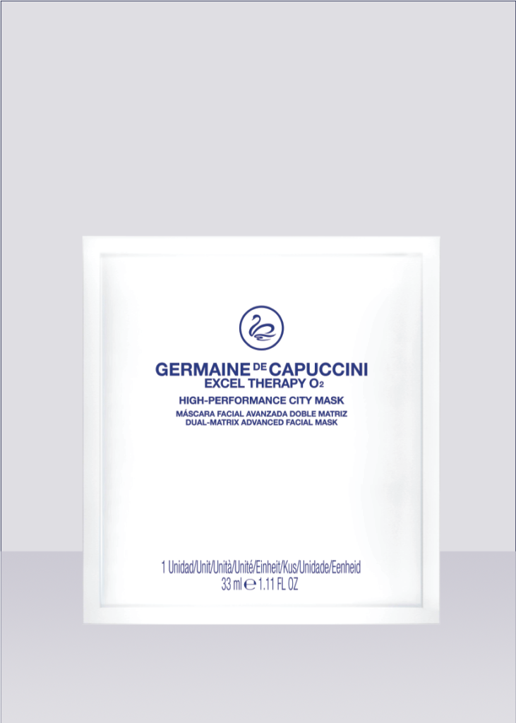 Liệu trình oxy chống ô nhiễm đô thị Thanh lọc và tái tạo da excel therapy o2 HIGH PERFOMANCE CITY MASK MẶT NẠ HIỆU SUẤT CAO - MẶT NẠ KÉP THẾ HỆ MỚI