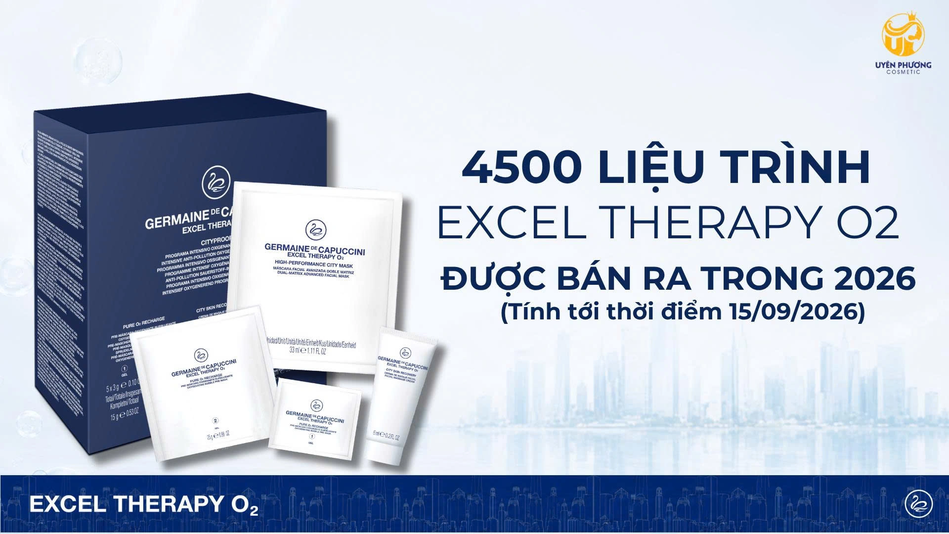 4.500 liệu trình Excel Therapy O₂ được bán ra trong năm 2026, tính đến ngày 15 tháng 9 năm 2026