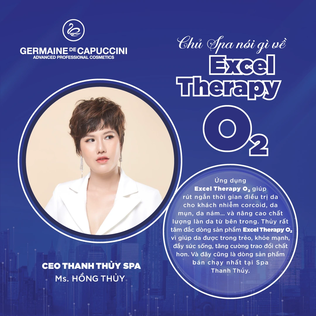 Chia sẻ từ CEO Thanh Thúy Spa về Excel Therapy O₂