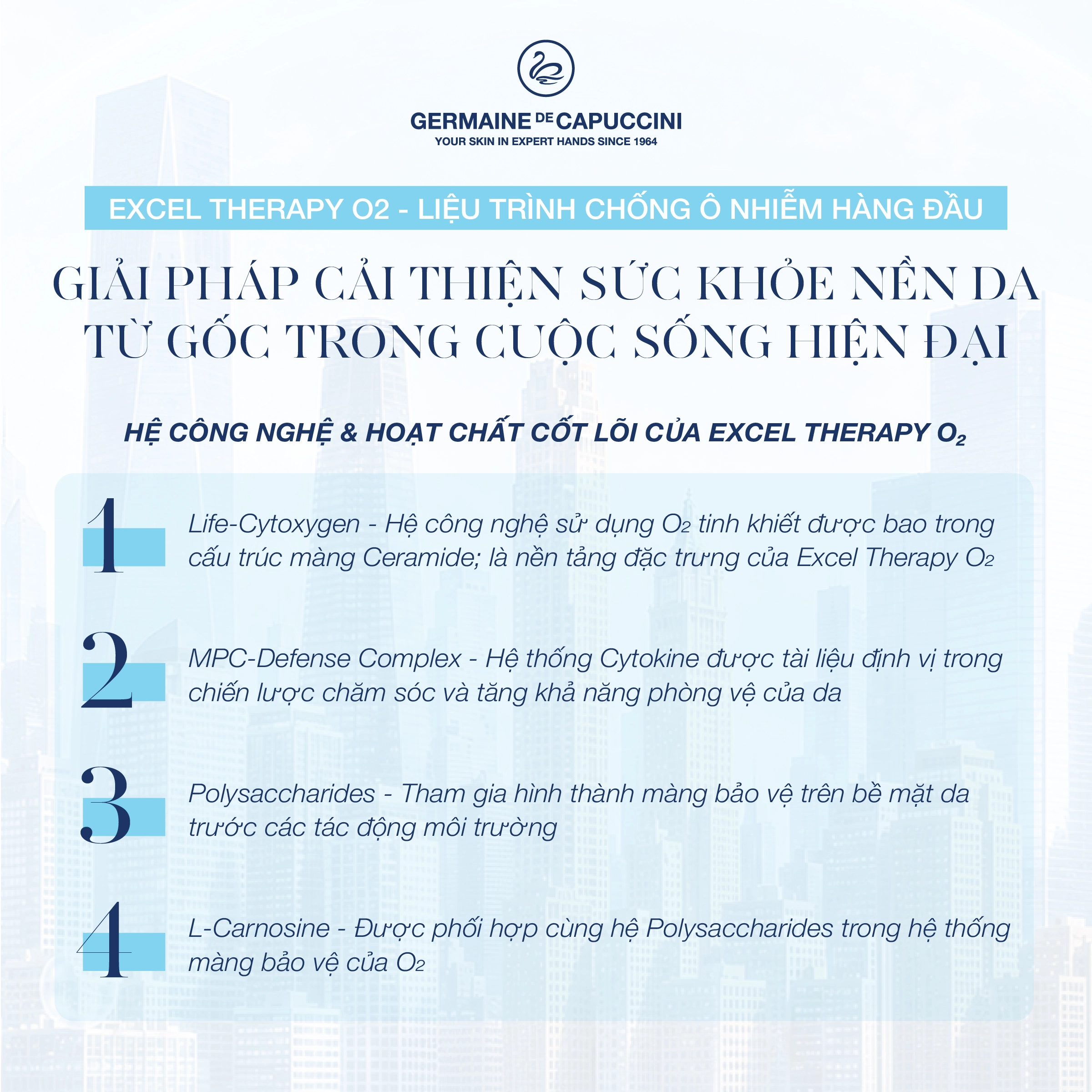Tổng quan Excel Therapy O₂ - giải pháp cải thiện sức khỏe nền da từ gốc