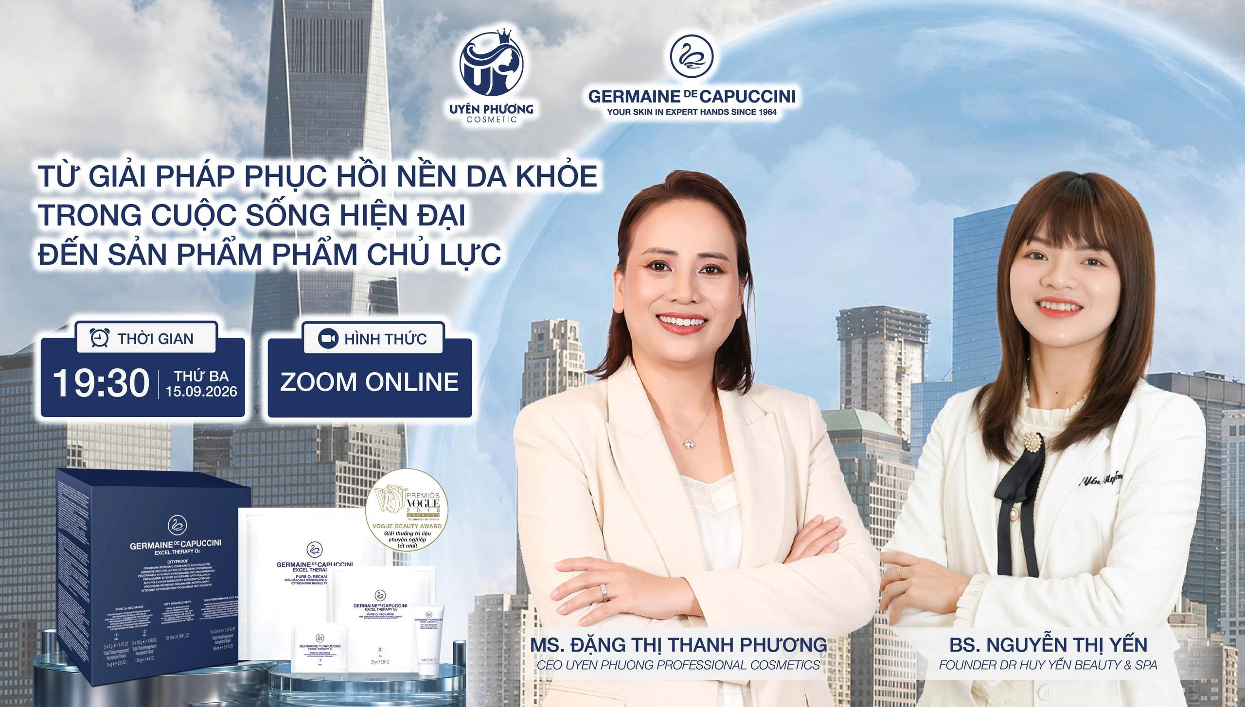Workshop Online Excel Therapy O₂ ngày 15 tháng 09 năm 2026